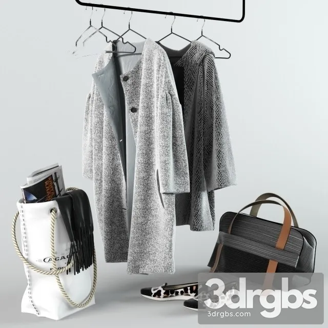 Clothing Set 05 3D Model Free