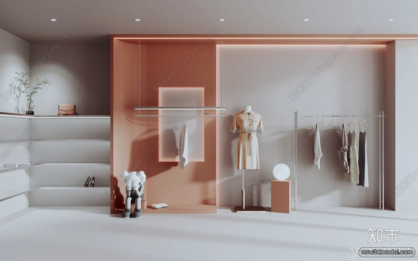 Clothing Store - Shop - 3D Interior Scene - 3D Models - 004