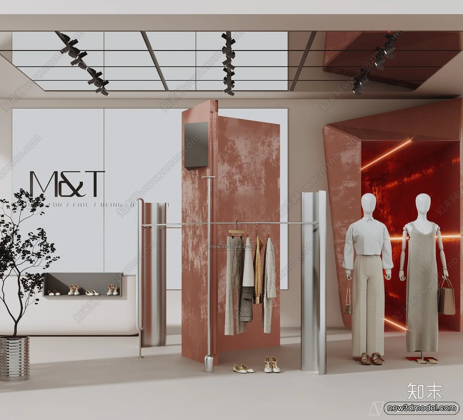 Clothing Store - Shop - 3D Interior Scene - 3D Models - 005