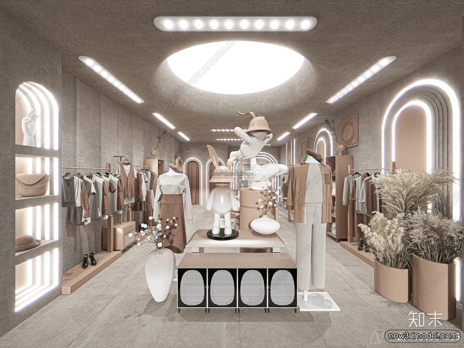 Clothing Store - Shop - 3D Interior Scene - 3D Models - 007