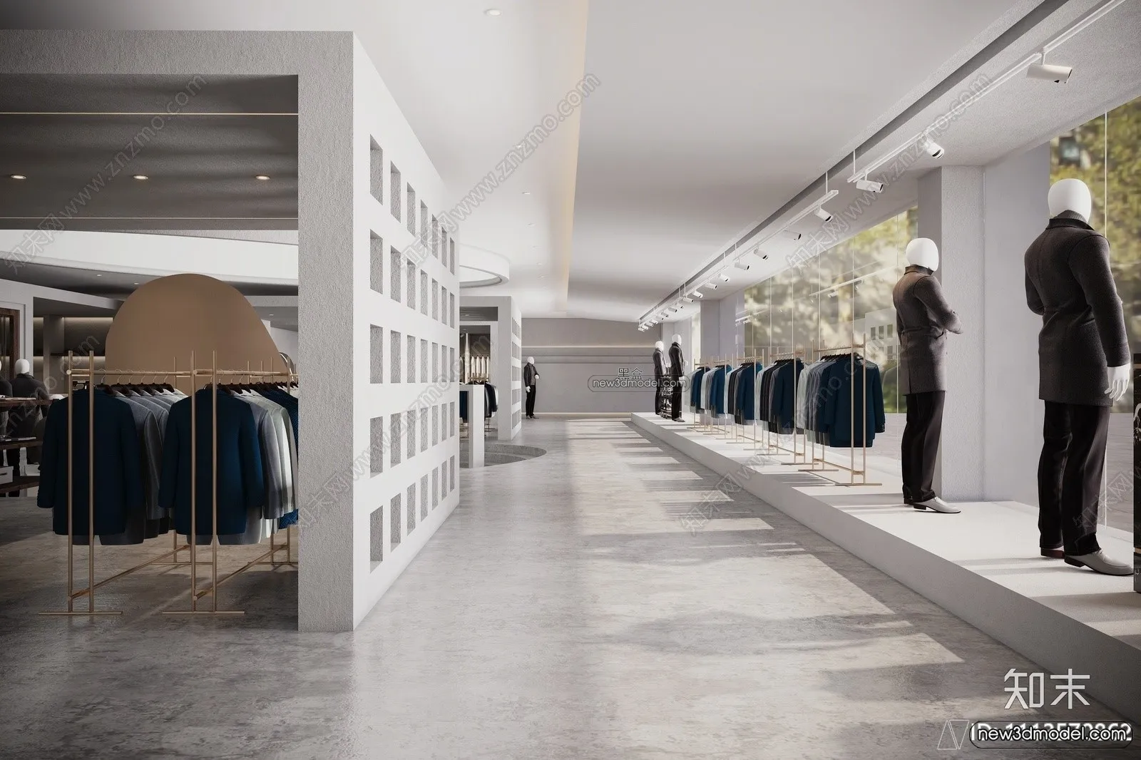 Clothing Store - Shop - 3D Interior Scene - 3D Models - 012