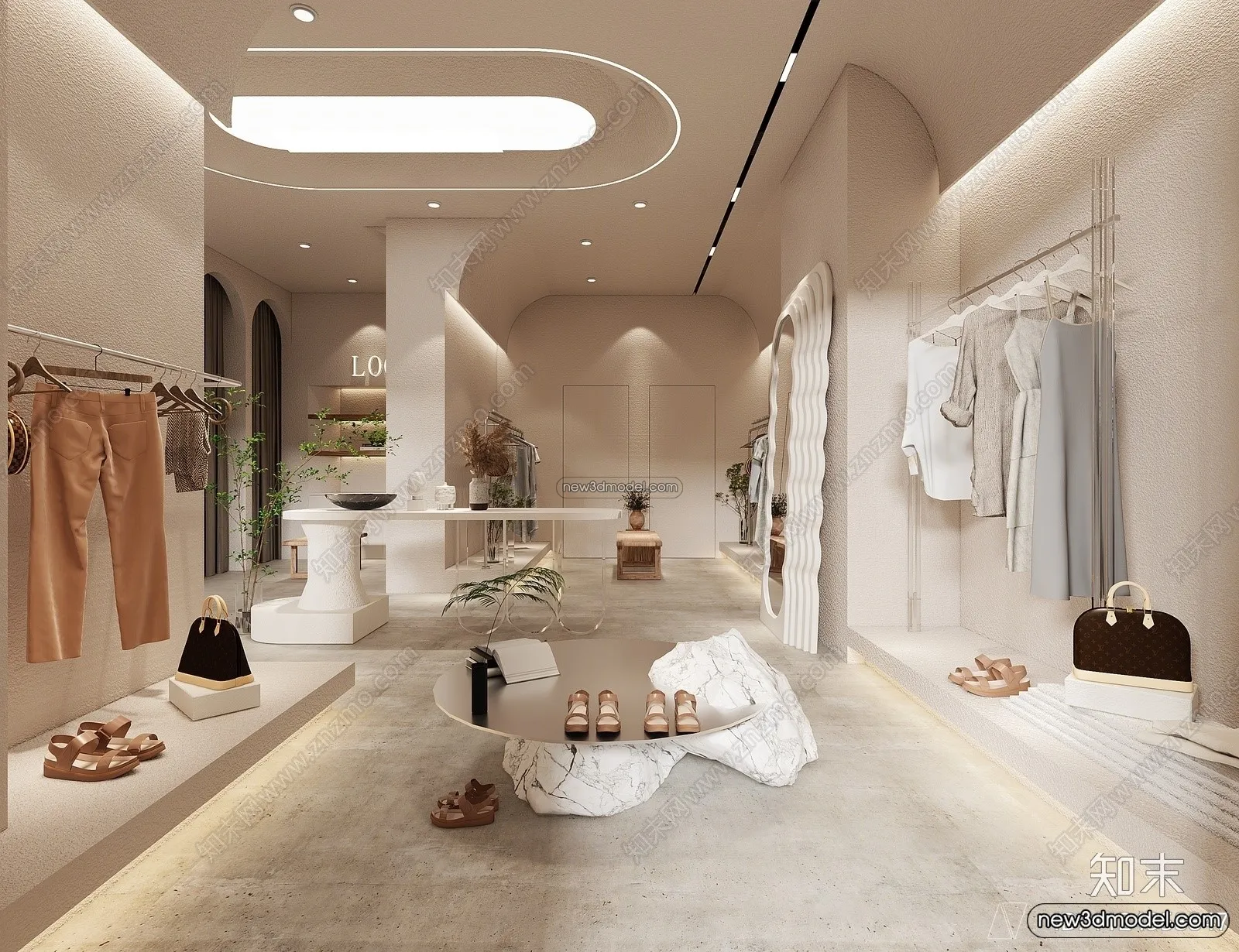 Clothing Store - Shop - 3D Interior Scene - 3D Models - 017