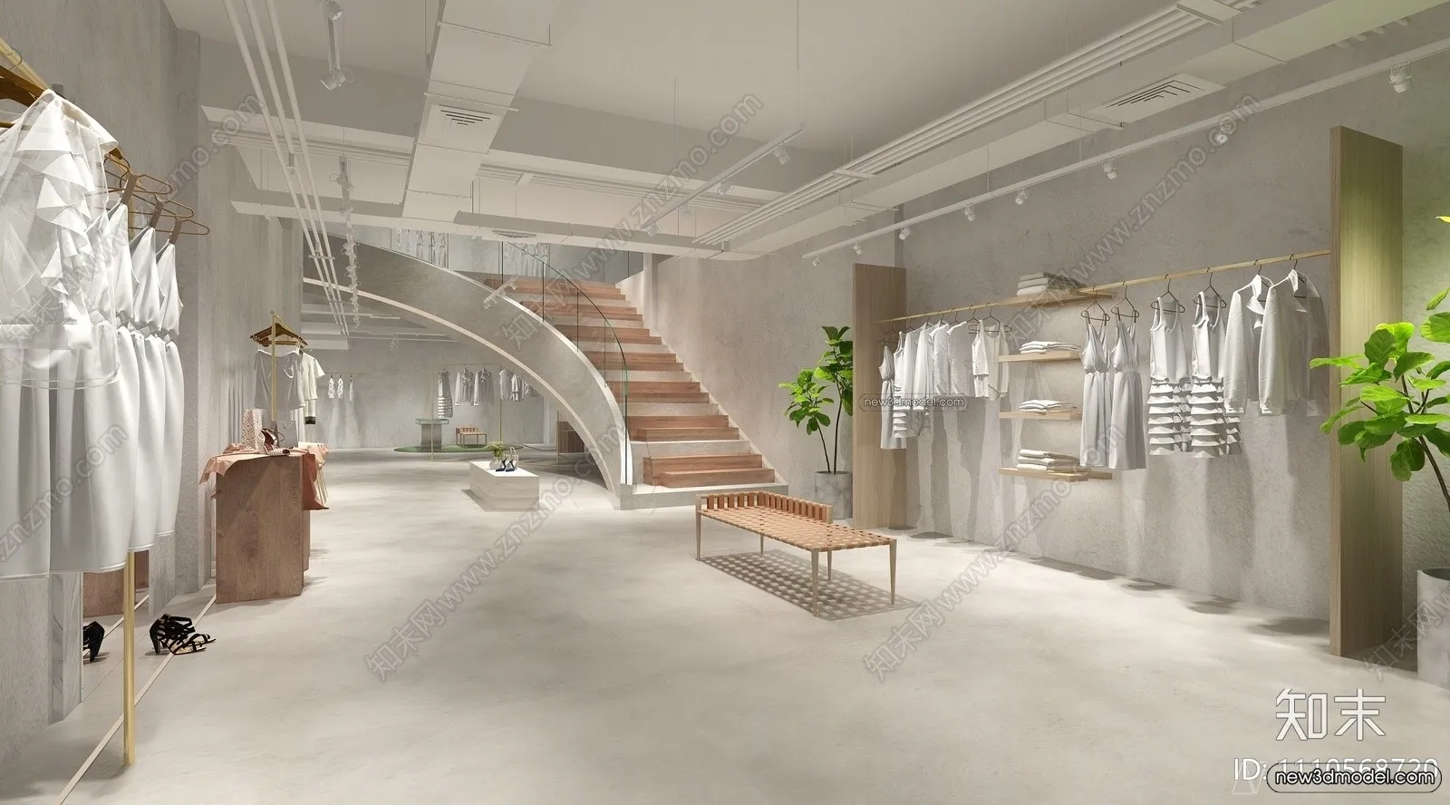 Clothing Store - Shop - 3D Interior Scene - 3D Models - 019