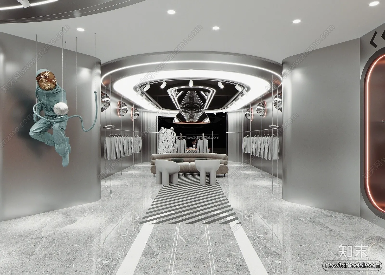 Clothing Store - Shop - 3D Interior Scene - 3D Models - 022