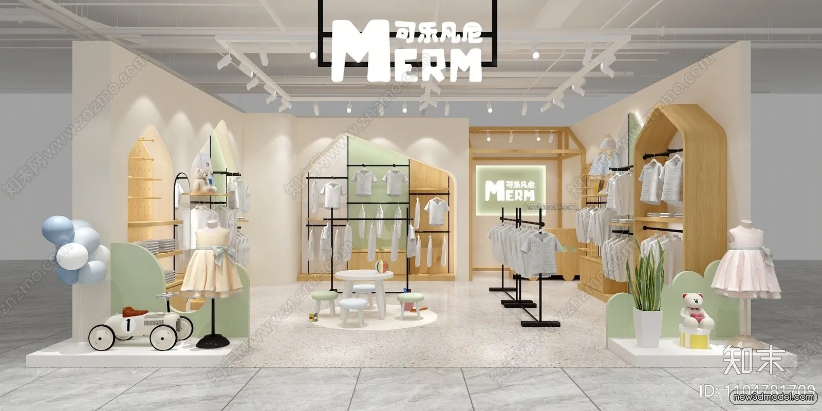 Clothing Store - Shop - 3D Interior Scene - 3D Models - 023