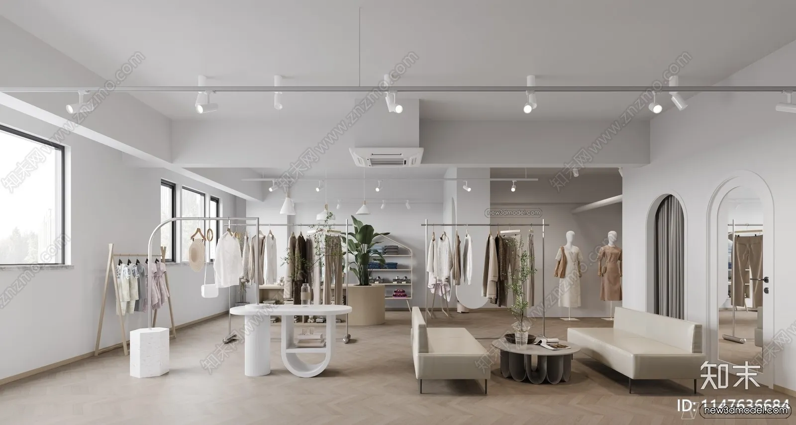 Clothing Store - Shop - 3D Interior Scene - 3D Models - 029