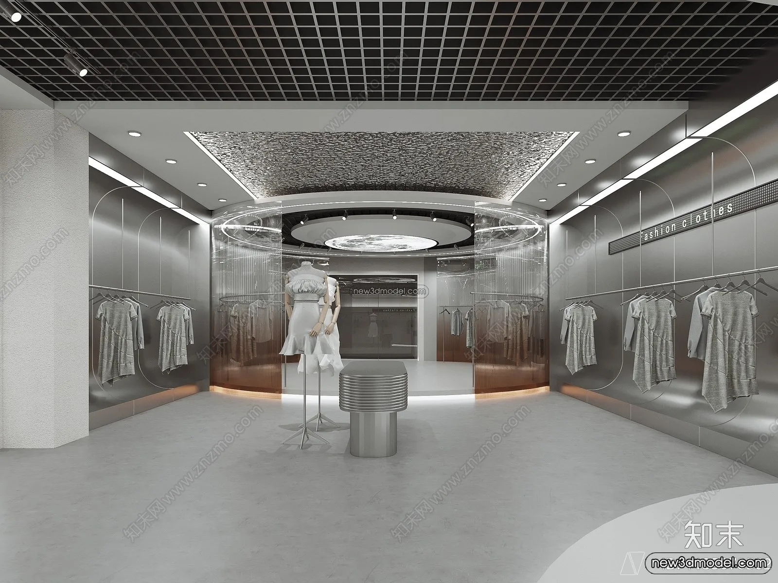 Clothing Store - Shop - 3D Interior Scene - 3D Models - 030