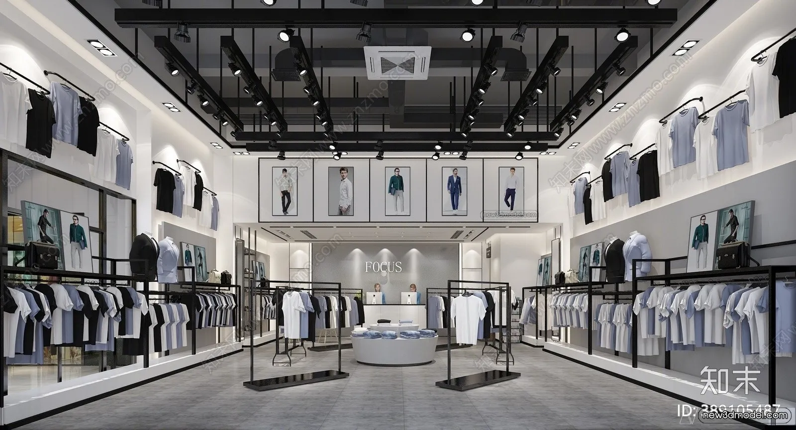 Clothing Store - Shop - 3D Interior Scene - 3D Models - 040