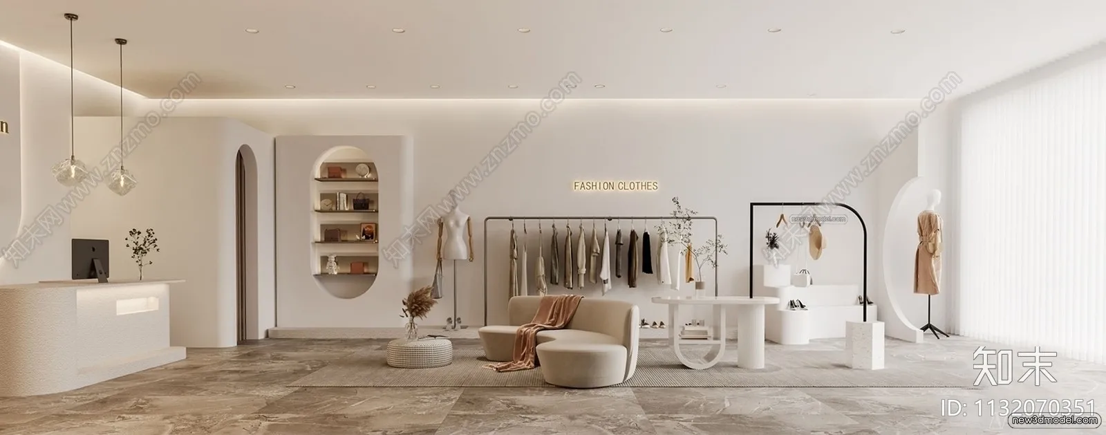 Clothing Store - Shop - 3D Interior Scene - 3D Models - 042