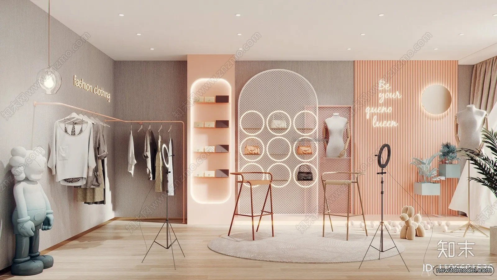 Clothing Store - Shop - 3D Interior Scene - 3D Models - 044