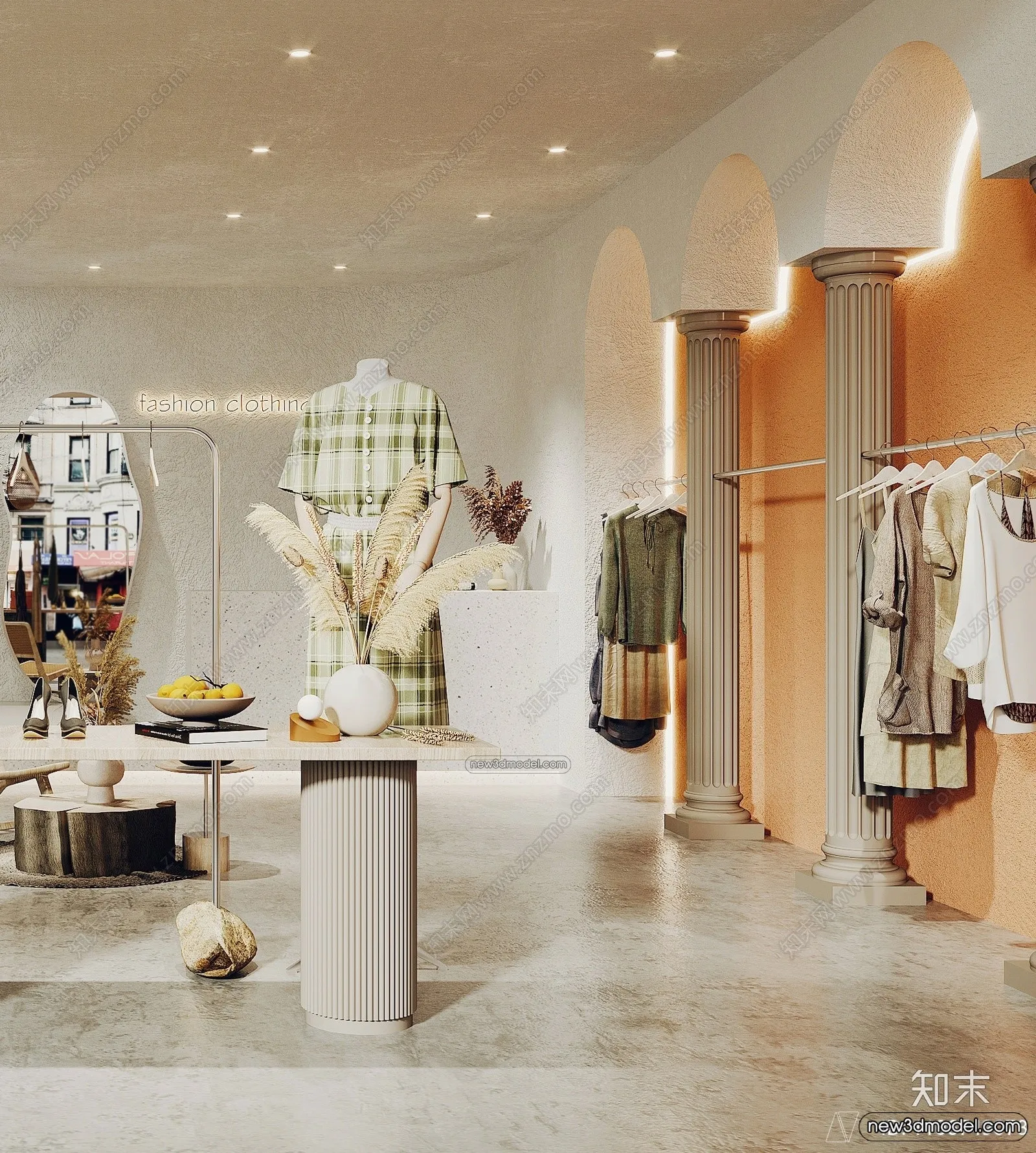 Clothing Store - Shop - 3D Interior Scene - 3D Models - 045