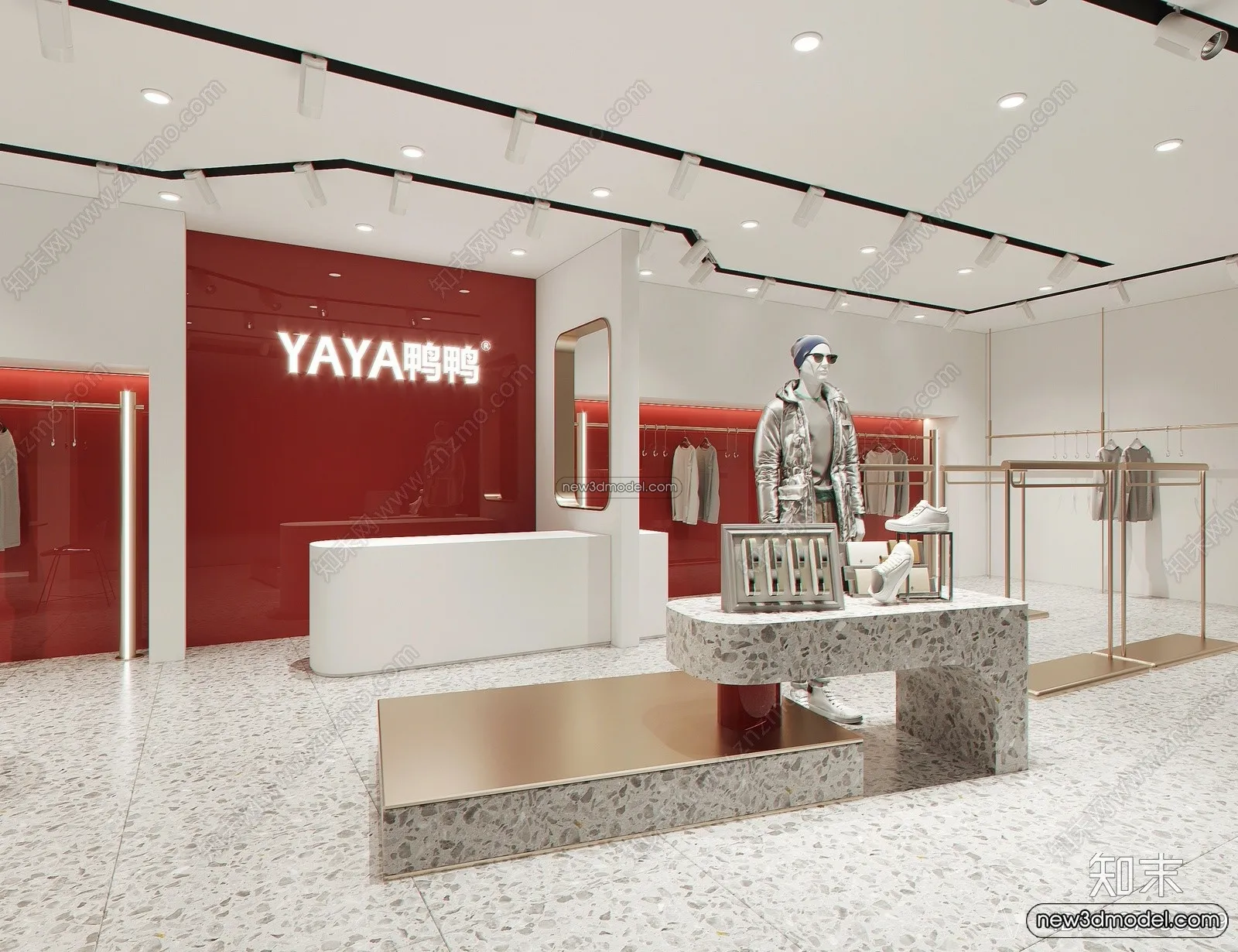 Clothing Store - Shop - 3D Interior Scene - 3D Models - 052