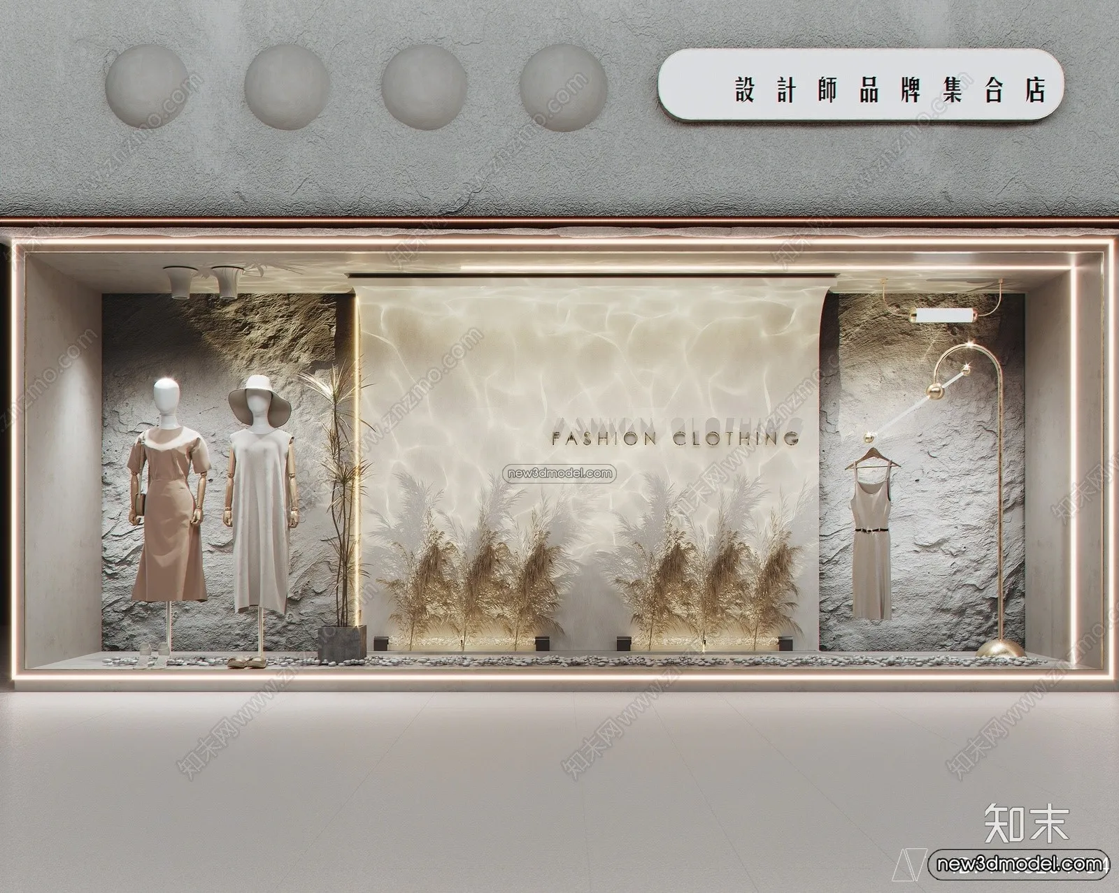 Clothing Store - Shop - 3D Interior Scene - 3D Models - 053