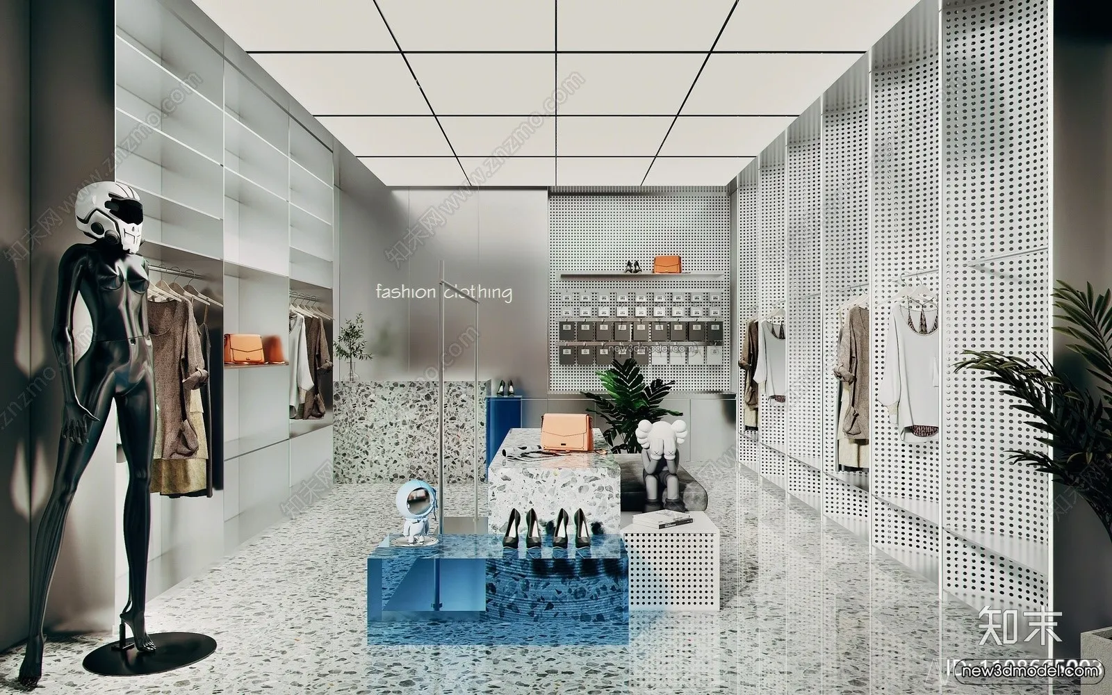 Clothing Store - Shop - 3D Interior Scene - 3D Models - 055