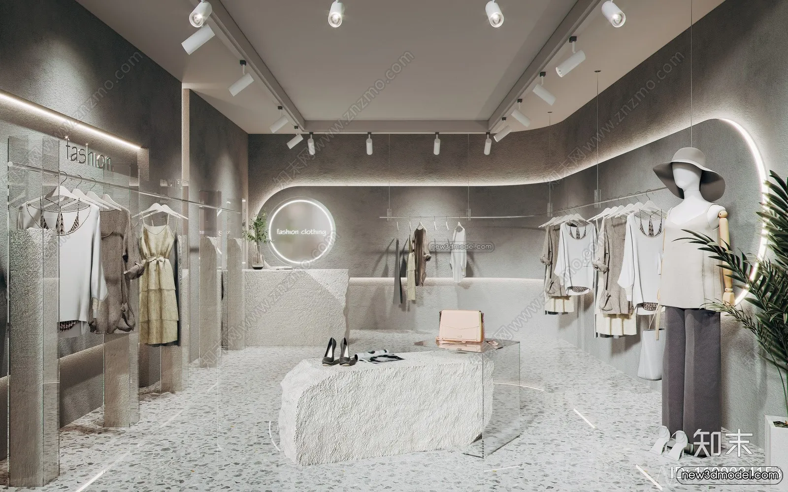 Clothing Store - Shop - 3D Interior Scene - 3D Models - 058