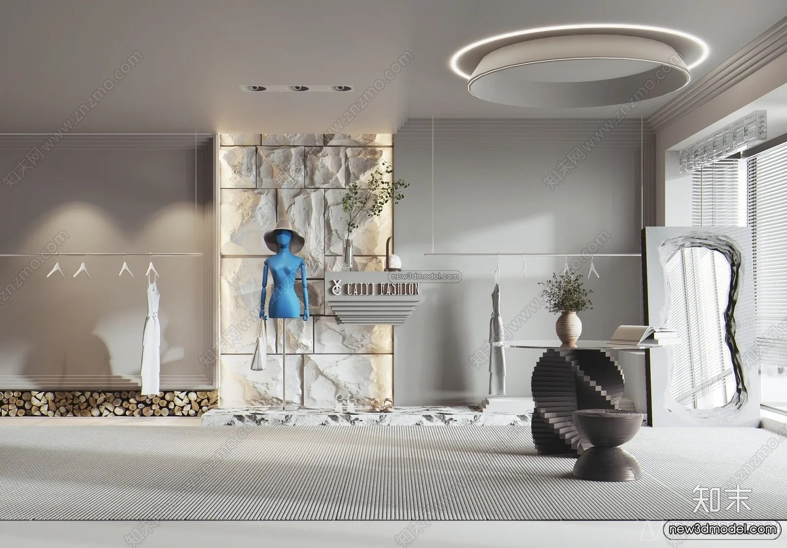 Clothing Store - Shop - 3D Interior Scene - 3D Models - 065