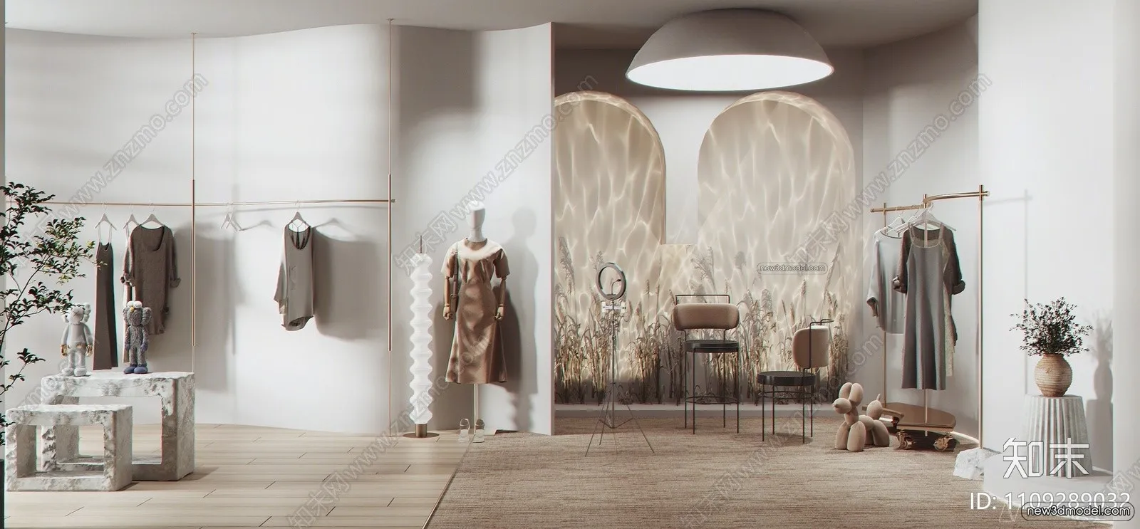 Clothing Store - Shop - 3D Interior Scene - 3D Models - 079