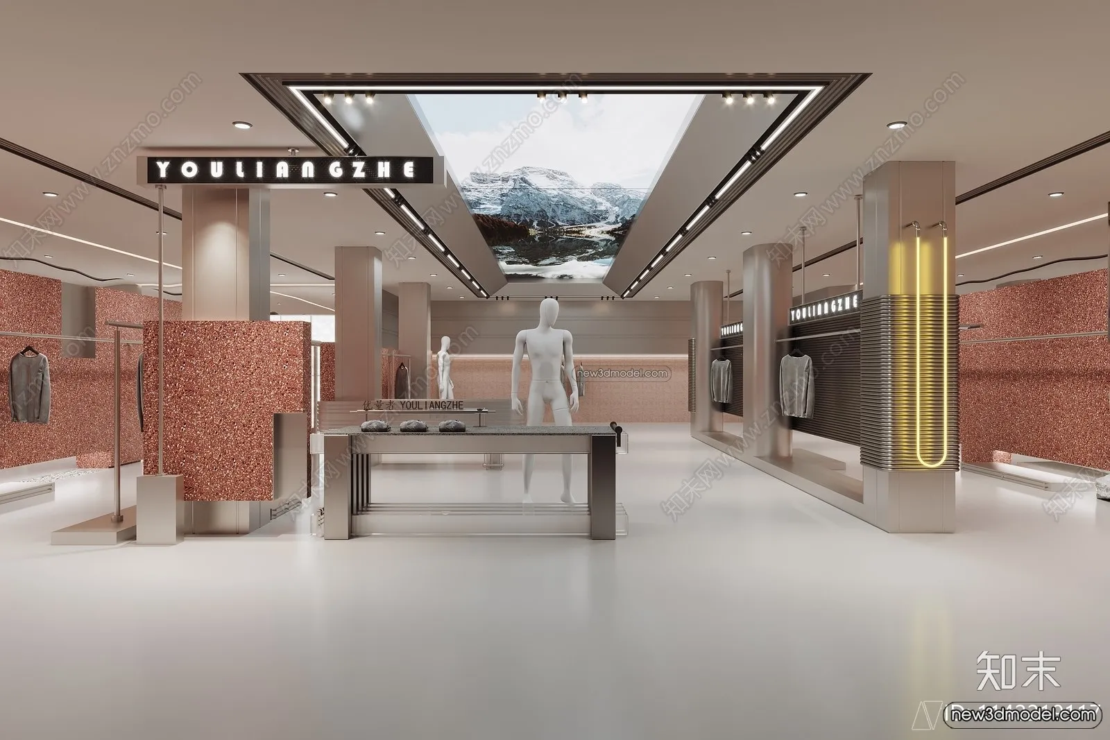 Clothing Store - Shop - 3D Interior Scene - 3D Models - 080