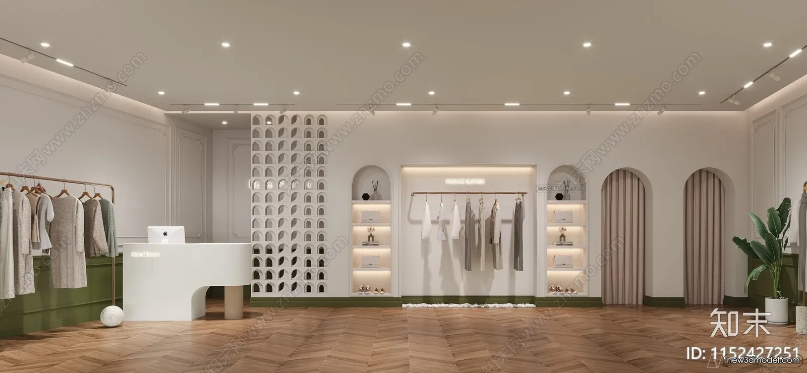 Clothing Store - Shop - 3D Interior Scene - 3D Models - 082