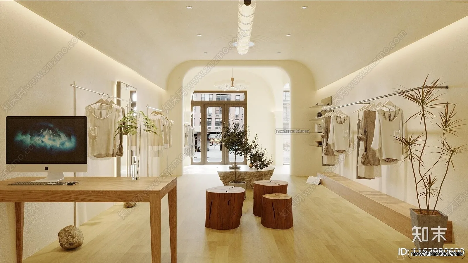 Clothing Store - Shop - 3D Interior Scene - 3D Models - 084