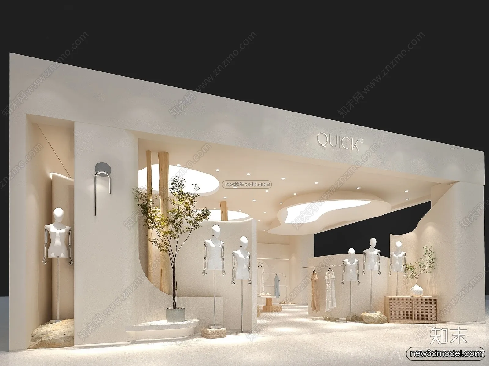 Clothing Store - Shop - 3D Interior Scene - 3D Models - 087