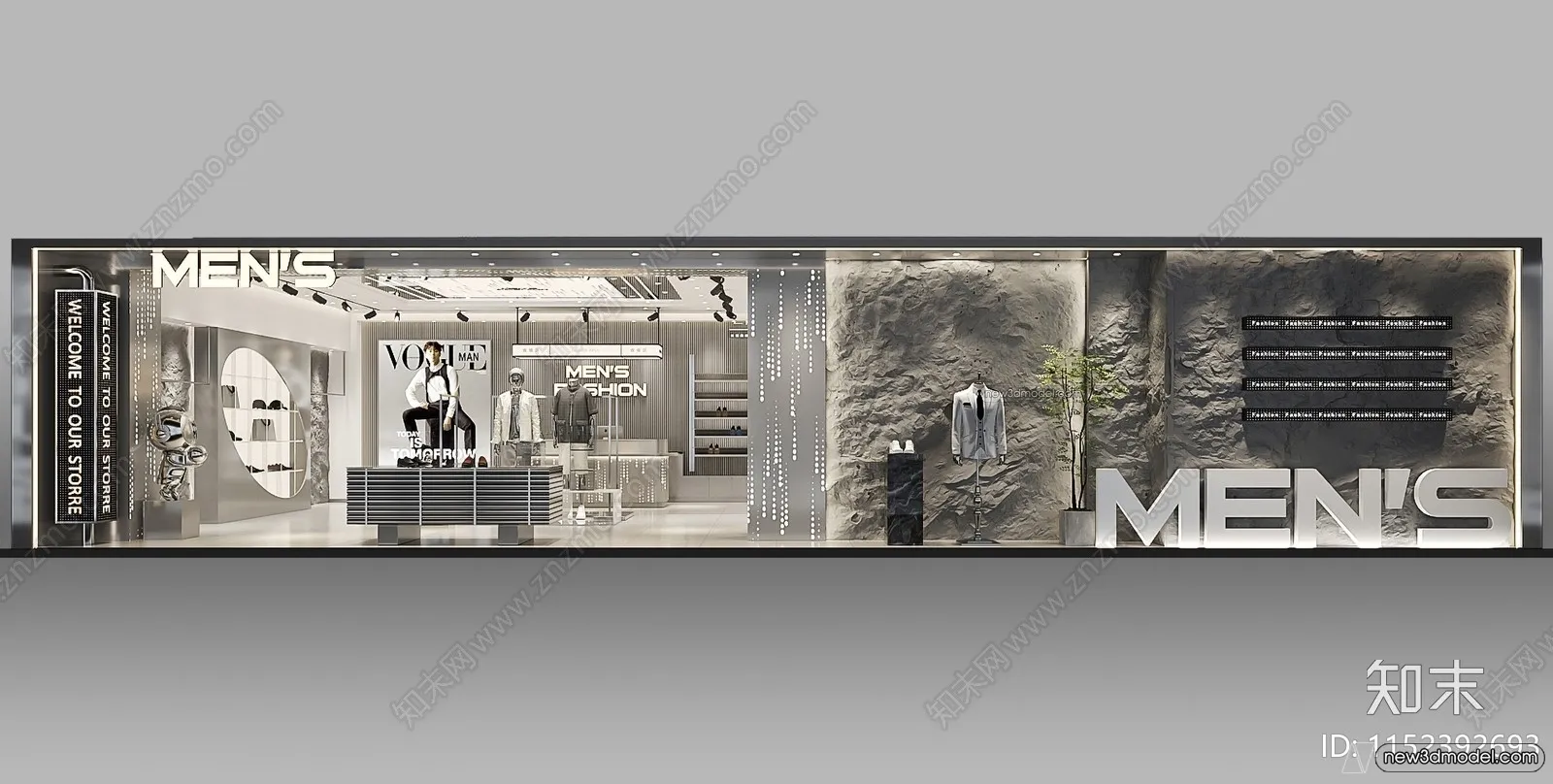 Clothing Store - Shop - 3D Interior Scene - 3D Models - 089