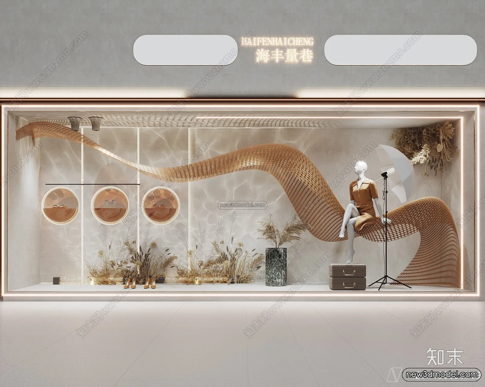 Clothing Store - Shop - 3D Interior Scene - 3D Models - 090