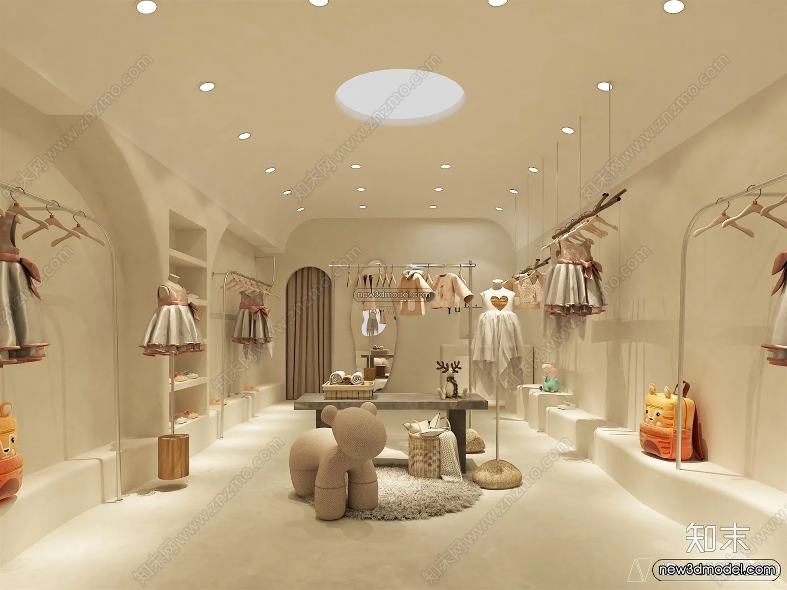 Clothing Store - Shop - 3D Interior Scene - 3D Models - 091