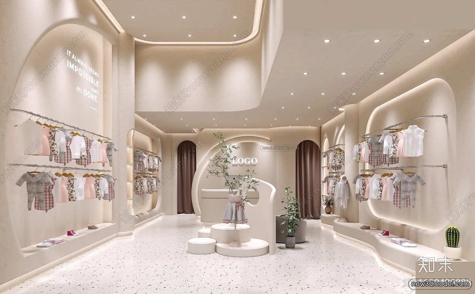 Clothing Store - Shop - 3D Interior Scene - 3D Models - 094