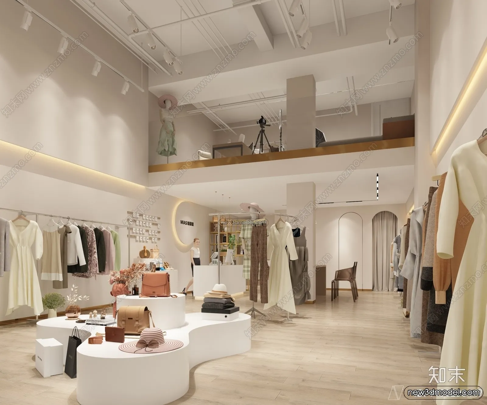 Clothing Store - Shop - 3D Interior Scene - 3D Models - 098