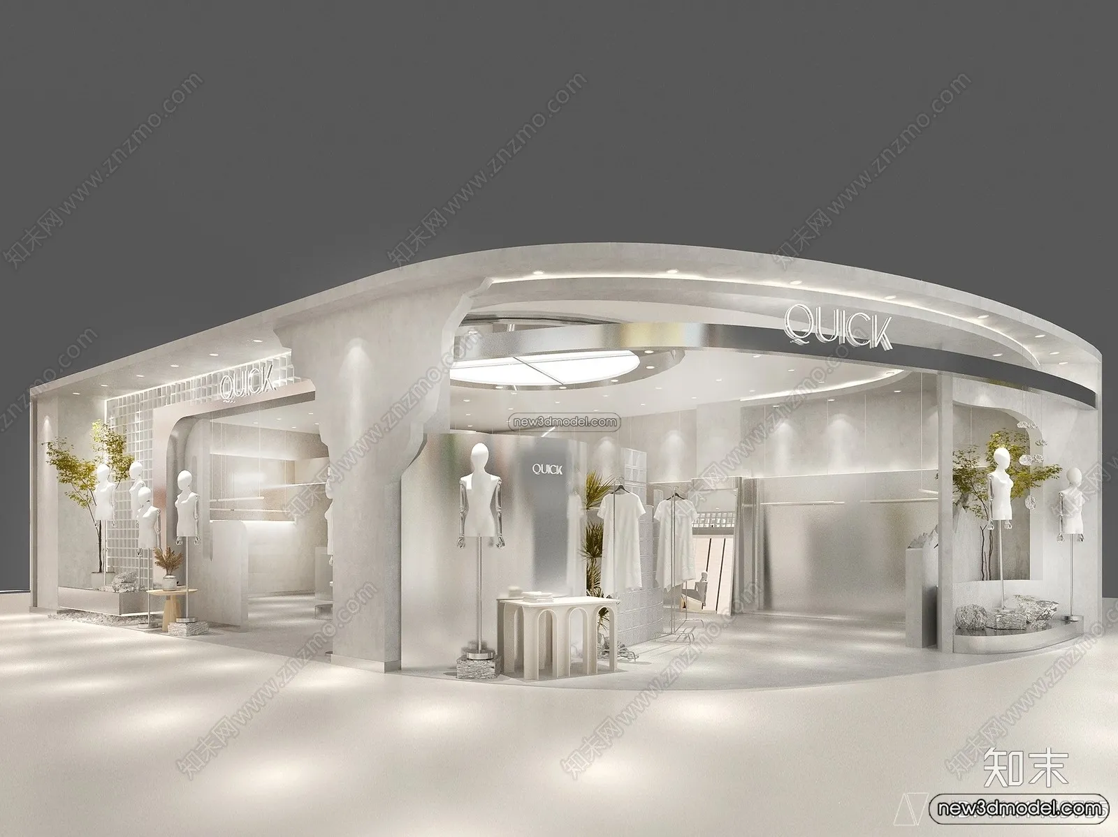 Clothing Store - Shop - 3D Interior Scene - 3D Models - 099