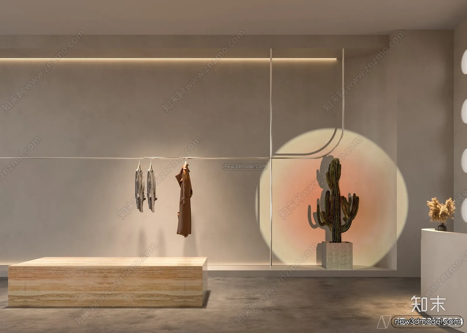 Clothing Store - Shop - 3D Interior Scene - 3D Models - 101