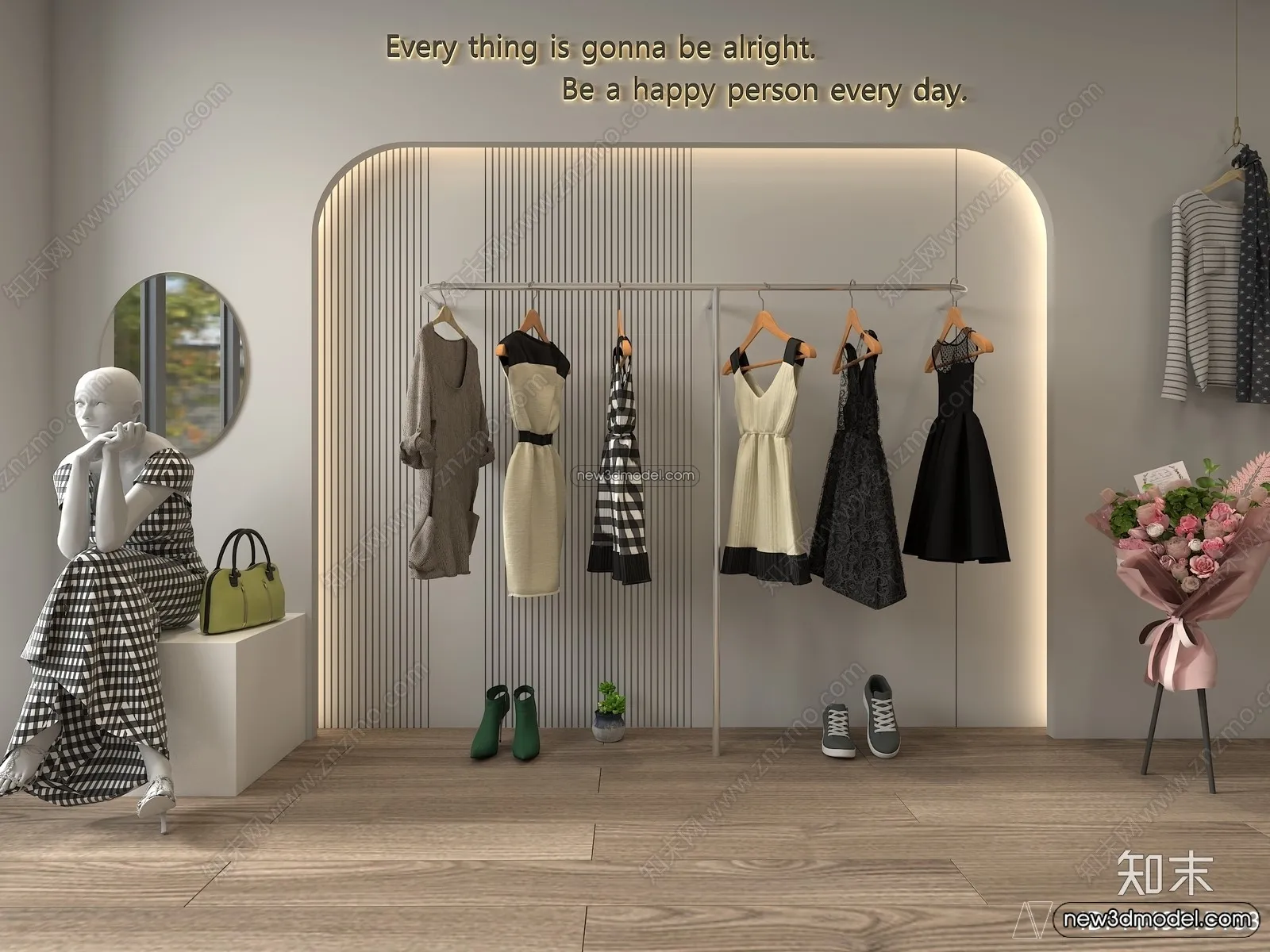 Clothing Store - Shop - 3D Interior Scene - 3D Models - 103