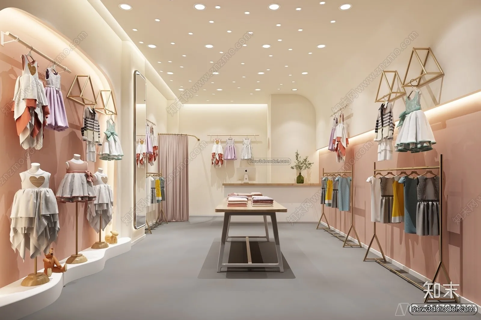 Clothing Store - Shop - 3D Interior Scene - 3D Models - 106