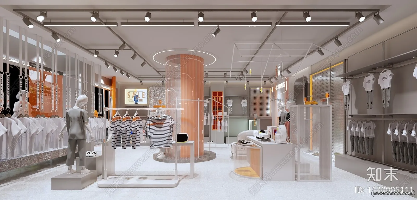 Clothing Store - Shop - 3D Interior Scene - 3D Models - 107