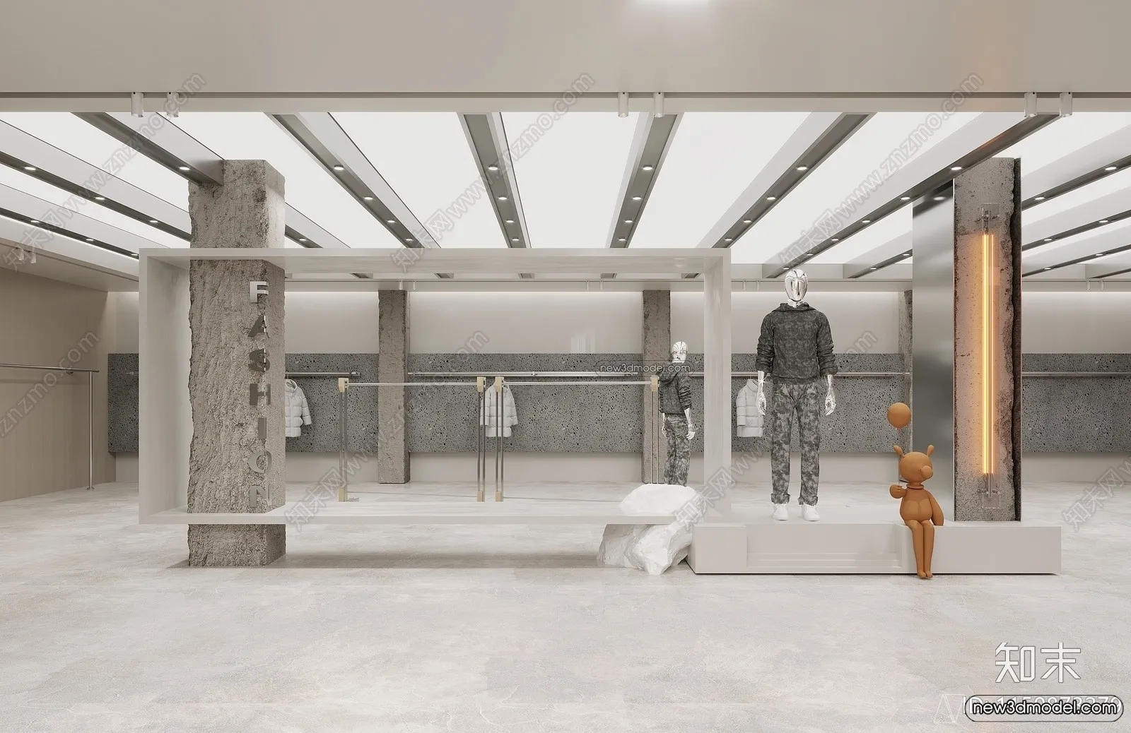 Clothing Store - Shop - 3D Interior Scene - 3D Models - 108