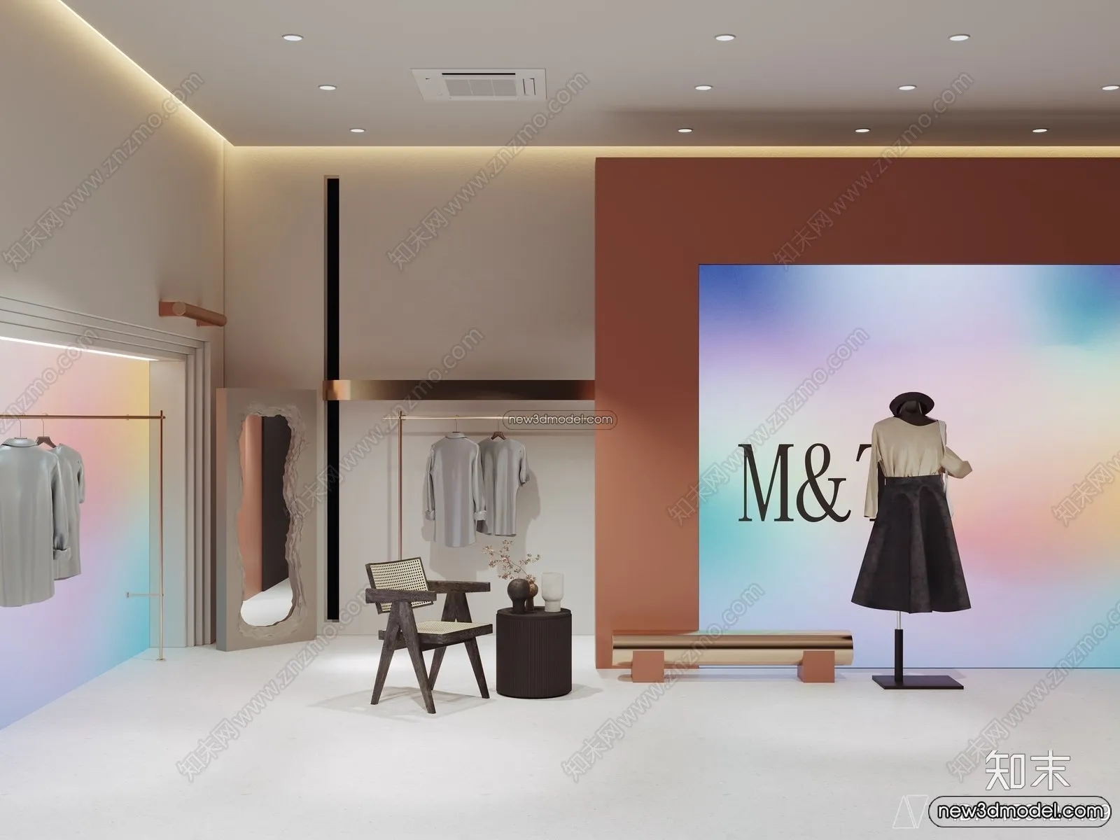 Clothing Store - Shop - 3D Interior Scene - 3D Models - 110