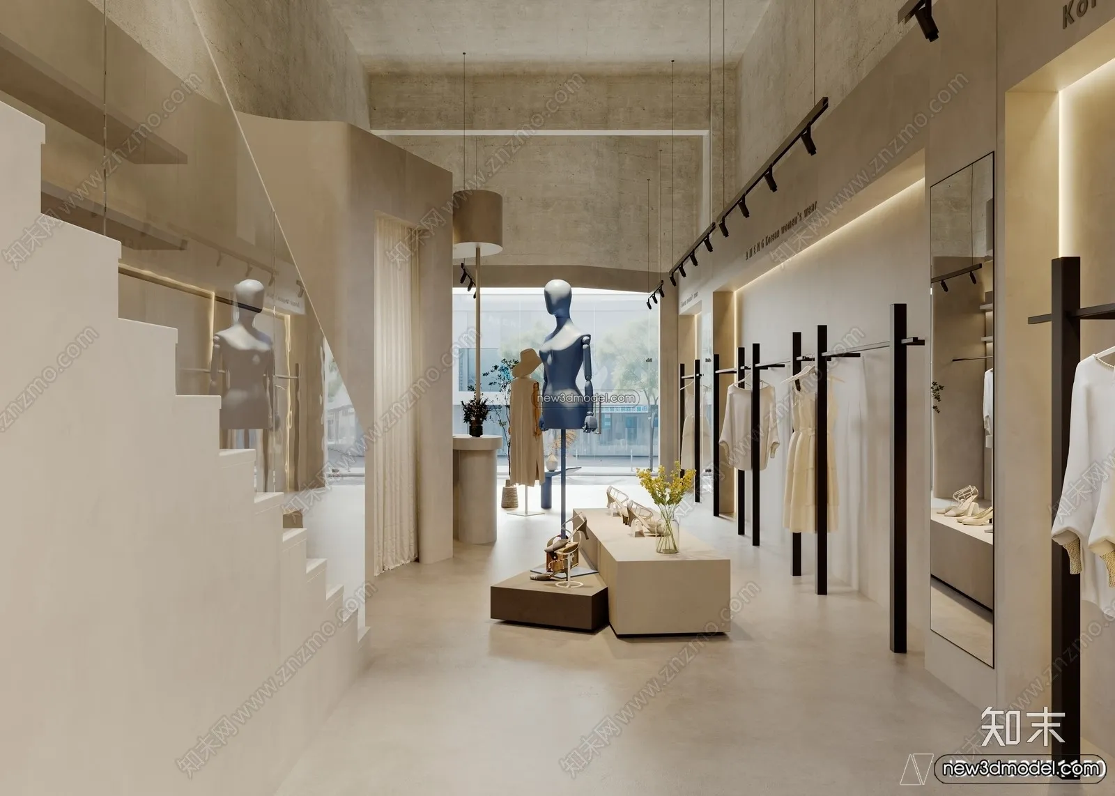 Clothing Store - Shop - 3D Interior Scene - 3D Models - 111