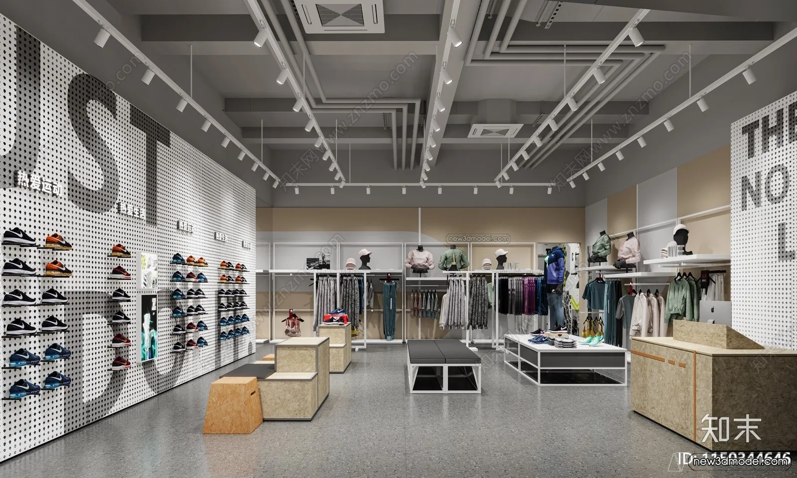 Clothing Store - Shop - 3D Interior Scene - 3D Models - 112