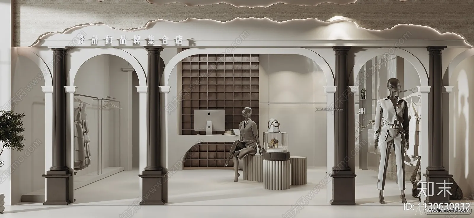 Clothing Store - Shop - 3D Interior Scene - 3D Models - 117