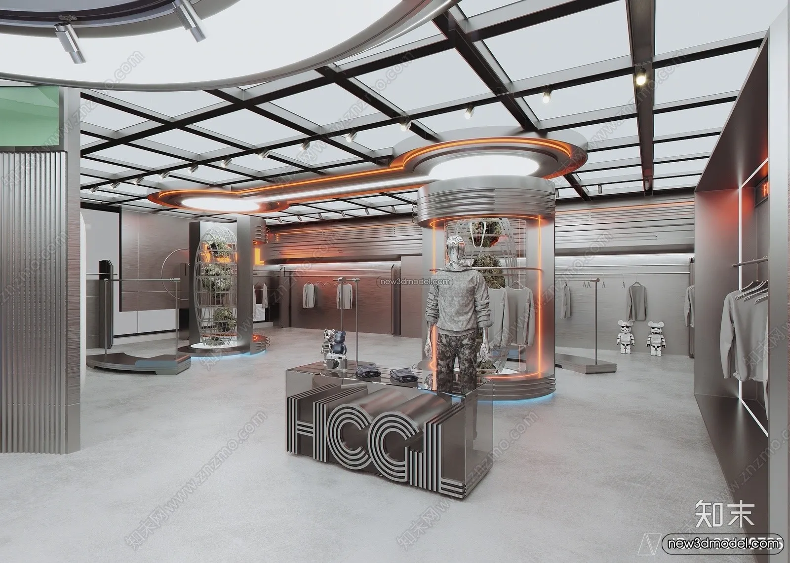 Clothing Store - Shop - 3D Interior Scene - 3D Models - 118