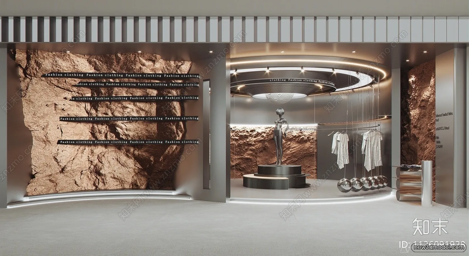 Clothing Store - Shop - 3D Interior Scene - 3D Models - 119