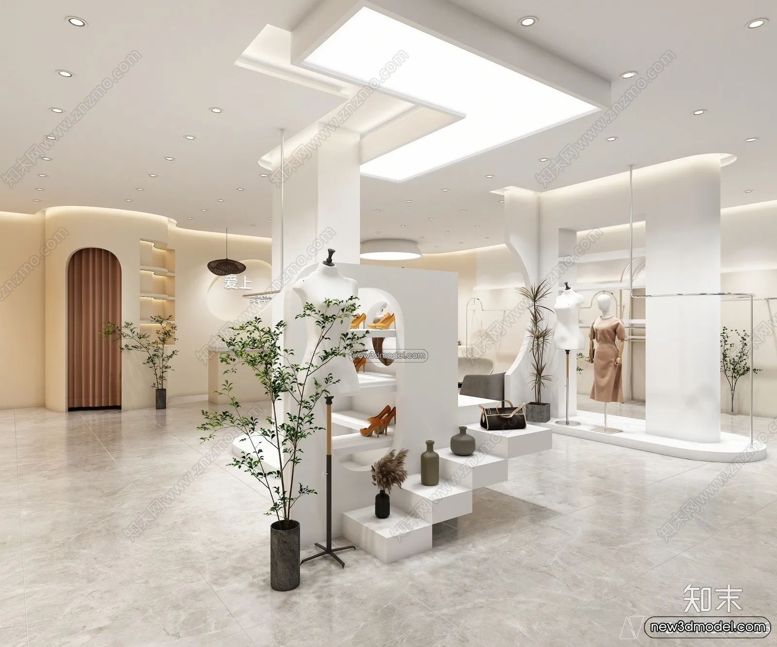 Clothing Store - Shop - 3D Interior Scene - 3D Models - 125