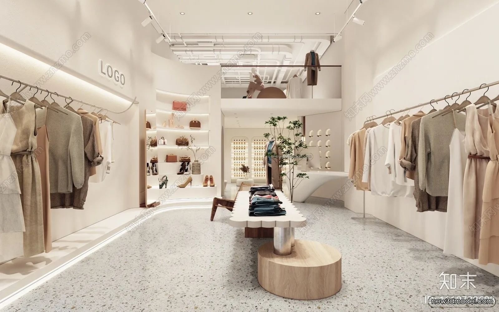 Clothing Store - Shop - 3D Interior Scene - 3D Models - 129