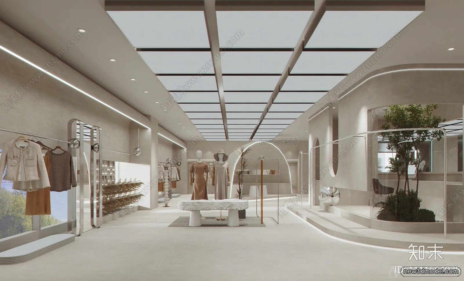 Clothing Store - Shop - 3D Interior Scene - 3D Models - 135