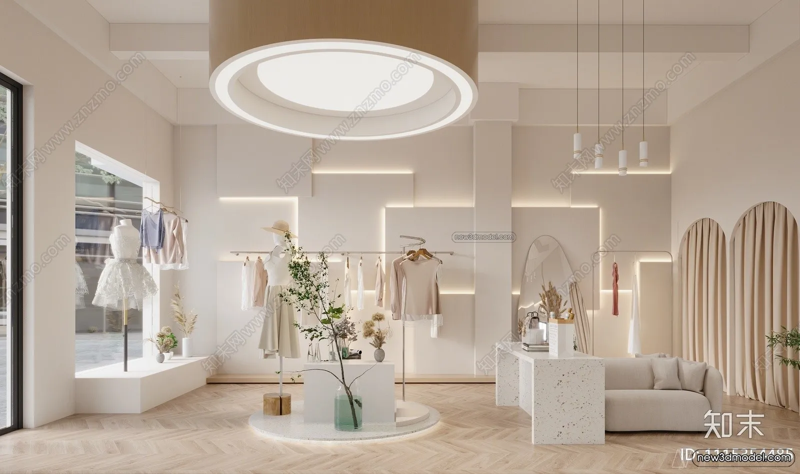 Clothing Store - Shop - 3D Interior Scene - 3D Models - 140