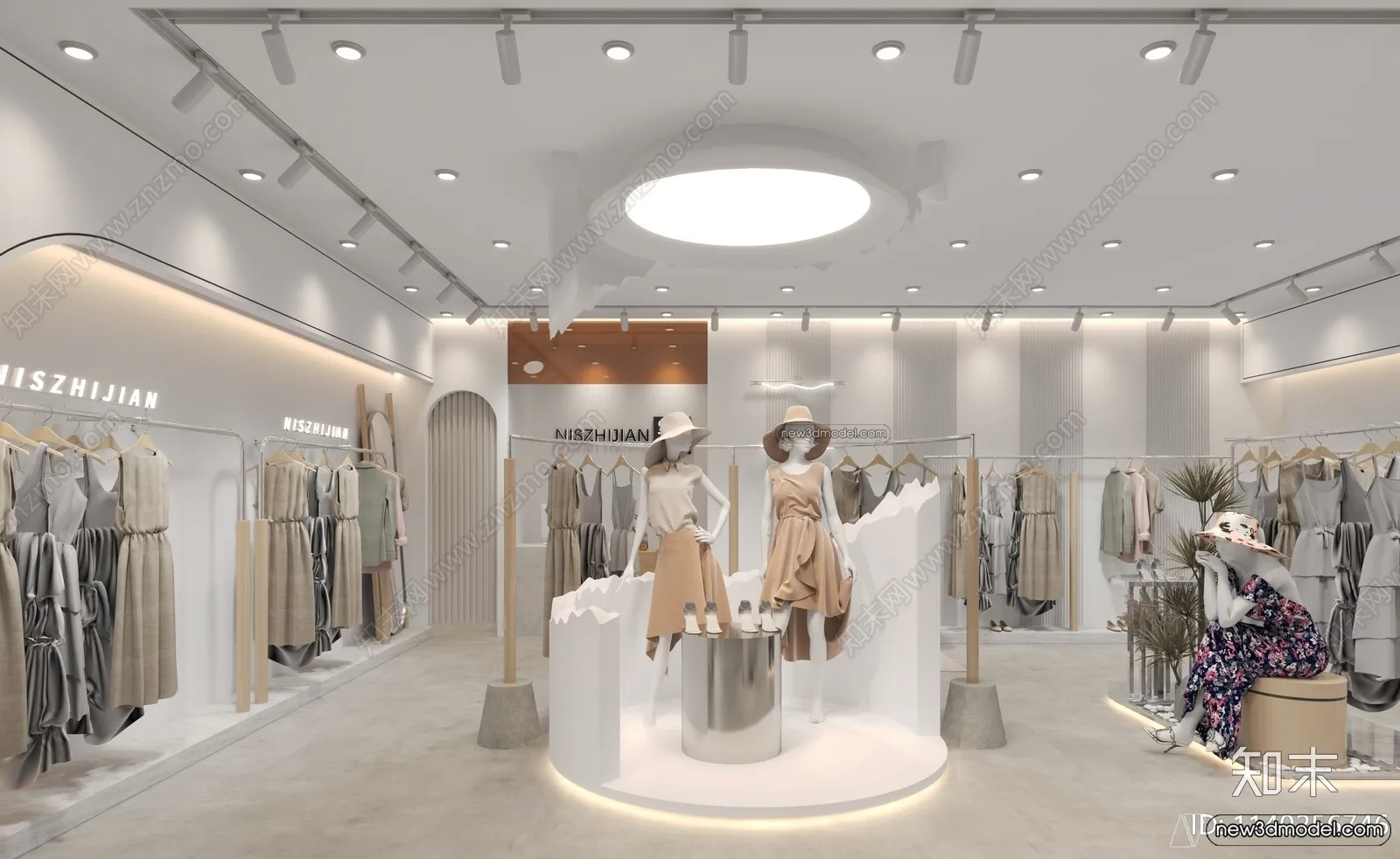 Clothing Store - Shop - 3D Interior Scene - 3D Models - 142