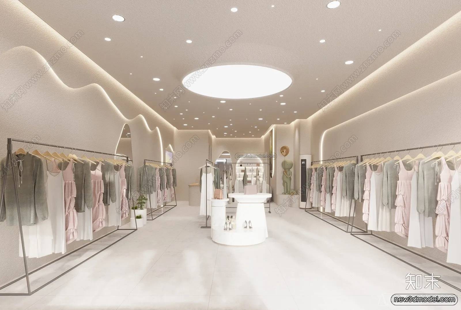 Clothing Store - Shop - 3D Interior Scene - 3D Models - 143
