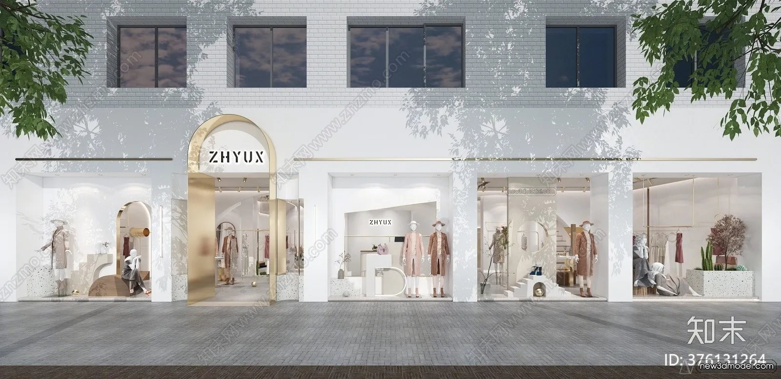 Clothing Store - Shop - 3D Interior Scene - 3D Models - 144