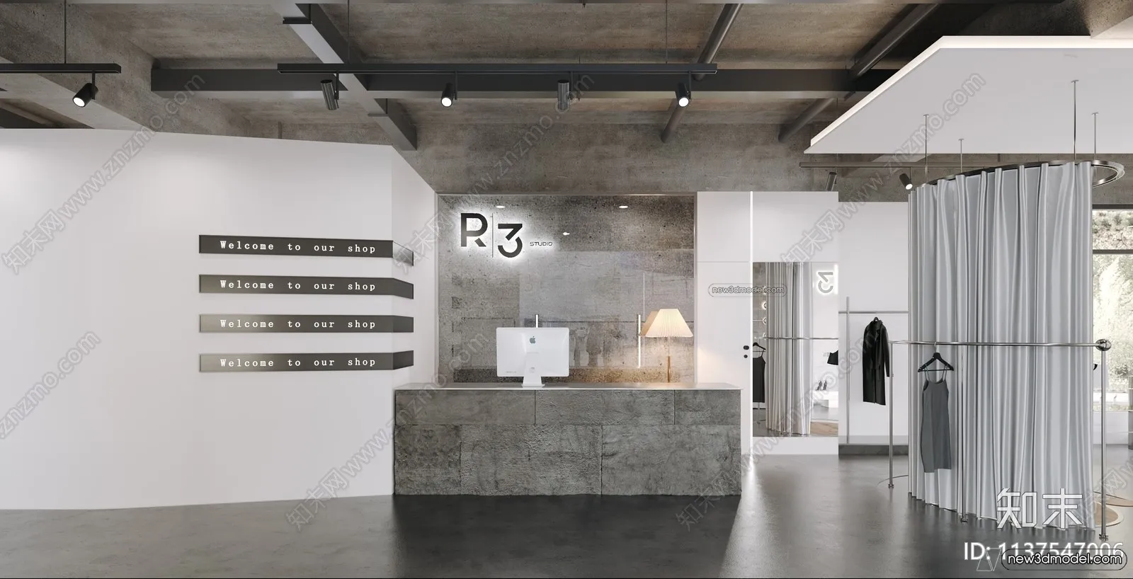 Clothing Store - Shop - 3D Interior Scene - 3D Models - 145